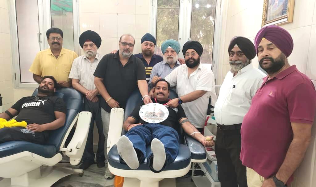 ਰੋਟੇਰੀਅਨ ਵਿਕਰਮ ਸ਼ਰਮਾ ਨੇ 44ਵੀਂ ਵਾਰ ਦਾਨ ਕੀਤਾ ਜੀਵਨ ਬਚਾਉਣ ਵਾਲਾ ਖੂਨ